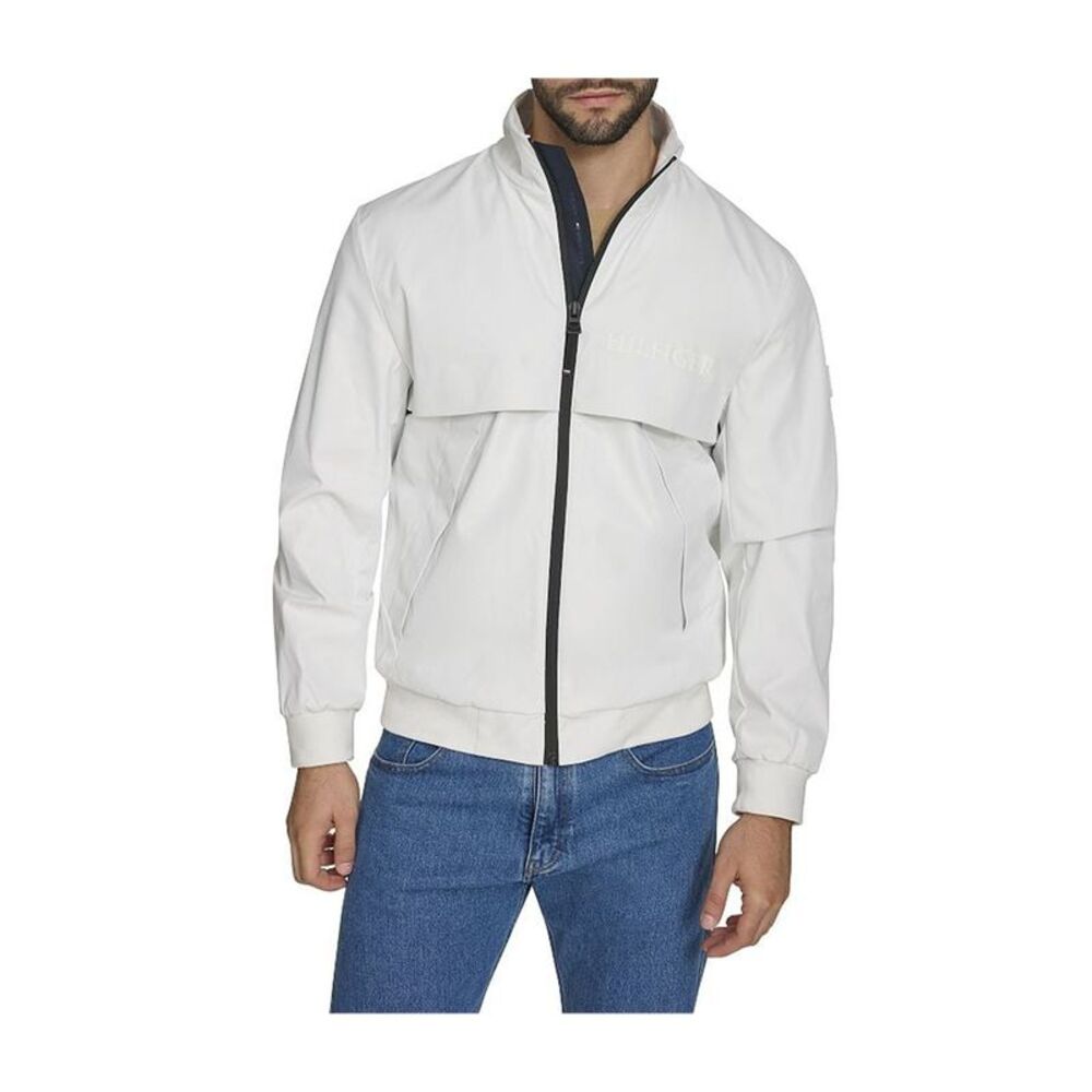 Tommy Hilfiger Mens Tech Logo Bomber Jacket, NWT